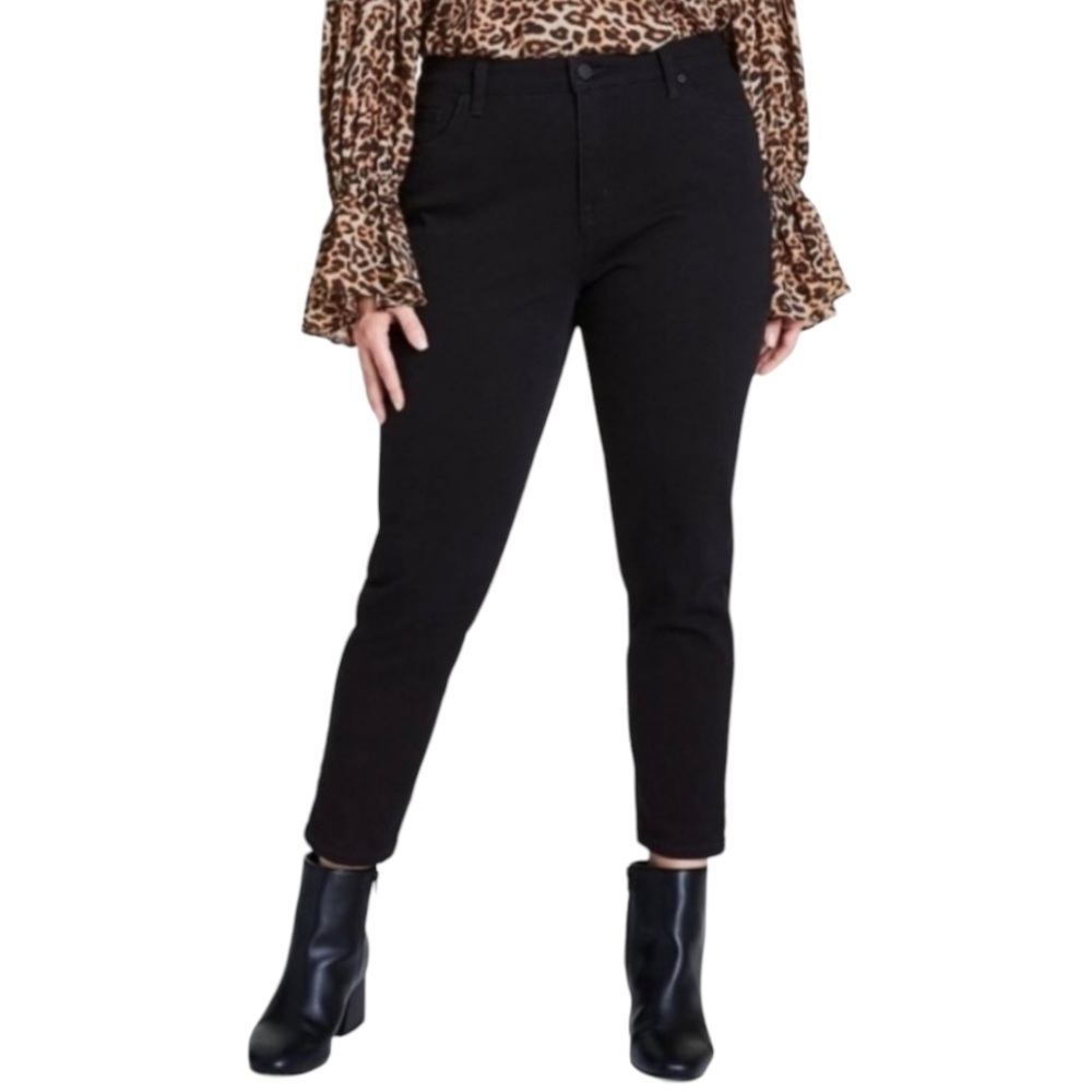 Nili Lotan x Target Black Denim Straight Leg Ankle Jeans Women’s 12 - Picture 2 of 12